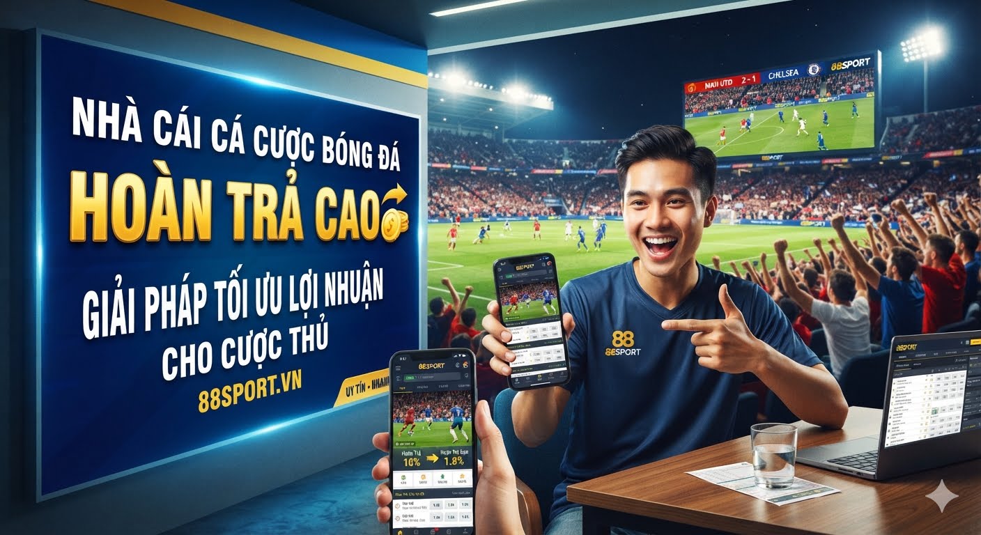 Nhà cái cá cược bóng đá hoàn trả cao